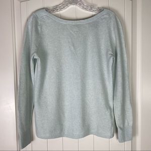 Banana Republic Mint Green Tie Back Sweater